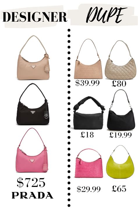 prada baguette bag dupe|prada bag sale online.